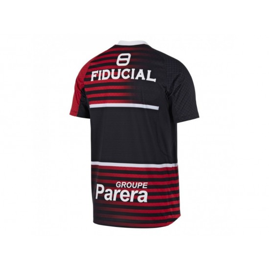 Camisola Stade Toulousain Rugby Equipamento Primeiro 2021-2022 Manga Curta